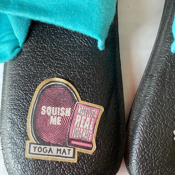 NWT Sanuk Yoga Triangle Sandals Turquoise Size 10 SW11050 - Picture 7 of 13